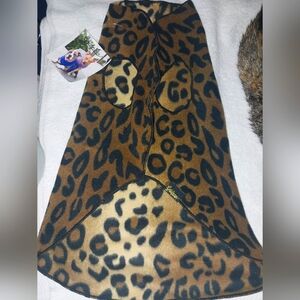 GOLDPAW Leopard Print Fleece Size Small